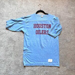 Houston Oilers Men's Blue Short Sleeve Tee